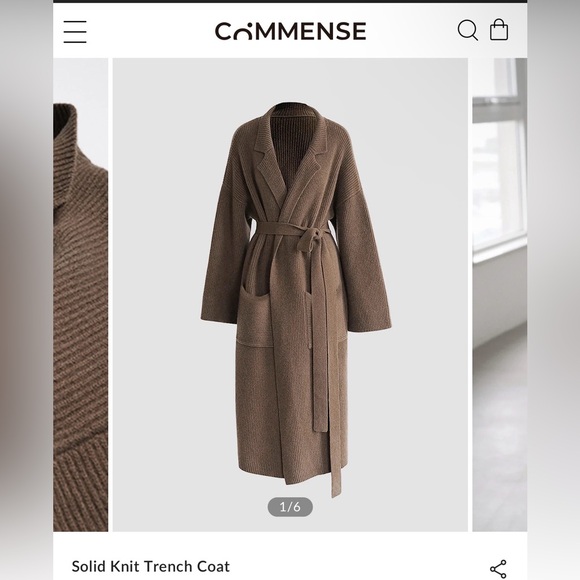 Commense Sweaters - Commense Chocolate Knit Cardigan